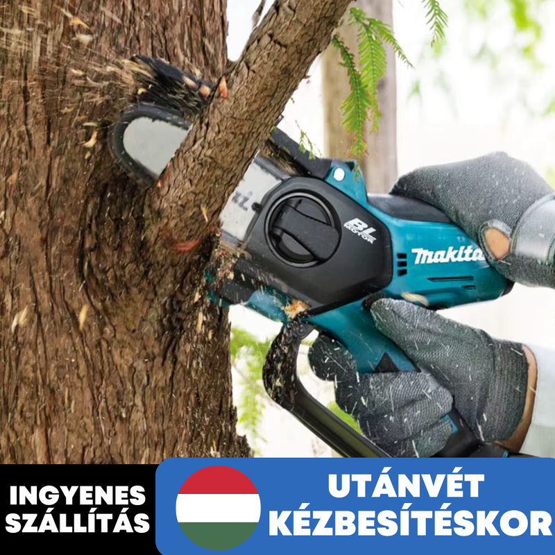MAKITA VEZETÉK NÉLKÜLI LÁNCFŰRÉSZ – KÉSZLETKISÖPRÉS AKCIÓ – INGYENES SZÁLLÍTÁS 24 ÓRÁN BELÜL